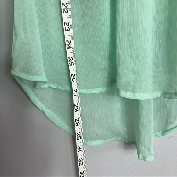 Mossimo Supply Co. XS Teal Belted Peasant Tunic NWT - Picture 13 of 13